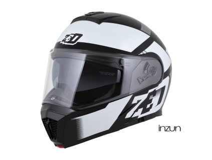 přilba F19, ZED (černá/bílá/šedá) 2026 (Velikost M (57 až 58 cm))