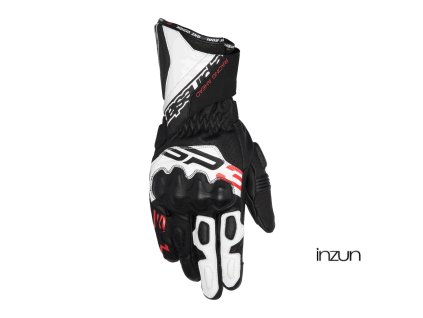 rukavice SP-3, ALPINESTARS (černá/bílá/červená fluo) 2026 (Velikost 2XL)
