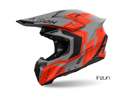 přilba TWIST 3 Dizzy, AIROH (matná fluo oranžová) 2025 (Velikost L)