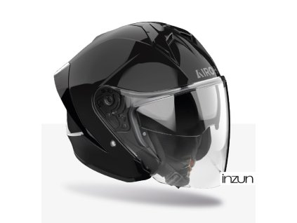 přilba H21 Color, AIROH (černá lesklá) 2026 (Velikost S)