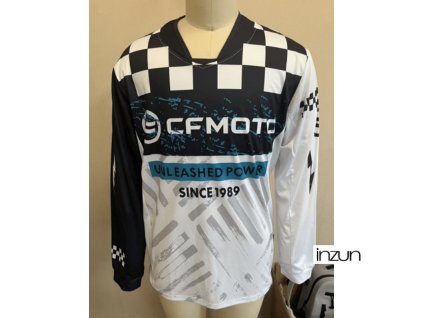 Dres CFMOTO QuickDry (bílá/černá), 2XL (Velikost 2XL)
