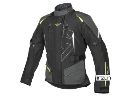 bunda Teressa II, AYRTON, dámská (černá/šedá/žlutá fluo) 2026 (Velikost 2XS)