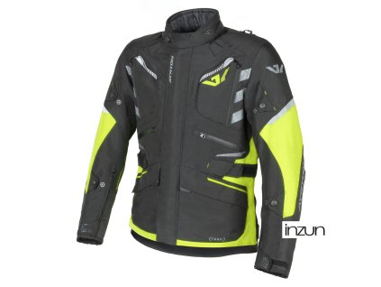 bunda Trail, AYRTON (černá/žlutá fluo/šedá) 2026 (Velikost 2XL)