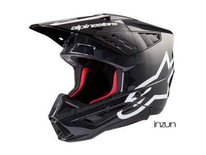 přilba S-M5 CORP, ALPINESTARS (tmavě šedá) 2026 (Velikost L (obvod 59 - 60 cm))