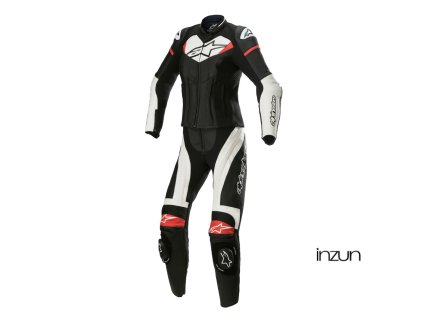dvoudílná kombinéza STELLA GP PLUS 2, ALPINESTARS (černá/bílá/červená) (Velikost 42)