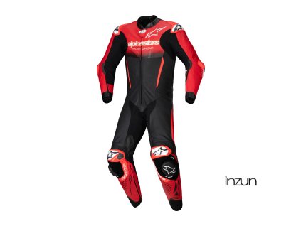 jednodílná kombinéza GP-R7, TECH-AIR ready/kompatibilní, ALPINESTARS (černá/červená) 2026 (Velikost 46)