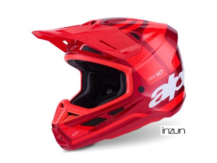 přilba SUPERTECH S-M7 CORE, ALPINESTARS (červená) 2026 (Velikost S)