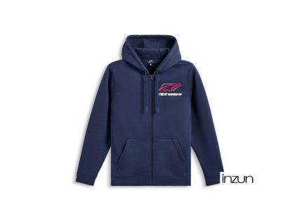 mikina FORMULATION HOODIE, ALPINESTARS (modrá) (Velikost S)