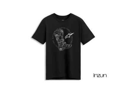 triko TECH BOOT CSF, ALPINESTARS (černá) (Velikost S)