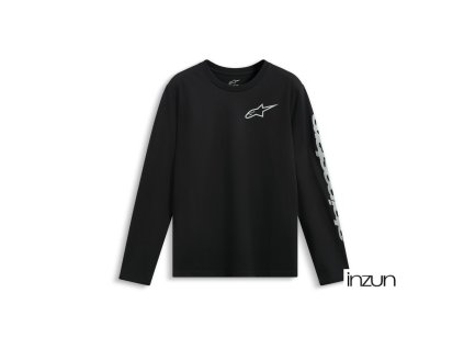 triko TRACKSIDE CSF dlouhý rukáv, ALPINESTARS (černá) (Velikost XL)