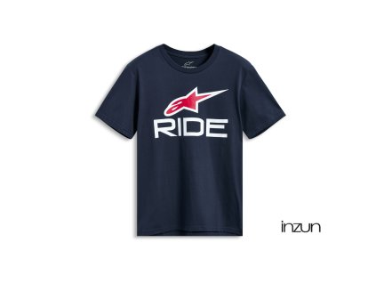 triko RIDE 4.0 CSF, ALPINESTARS (modrá/bílá/červená) (Velikost M)