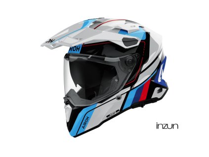 přilba COMMANDER 2 Skip, AIROH (bílá lesklá) 2026 (Velikost S)