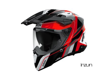 přilba COMMANDER 2 Skip, AIROH (červená lesklá) 2026 (Velikost 3XL)