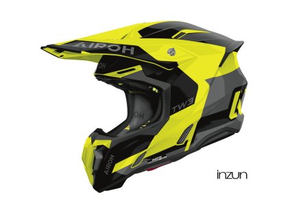 přilba TWIST 3 Fancy, AIROH (žlutá fluo lesklá) 2026 (Velikost XS)