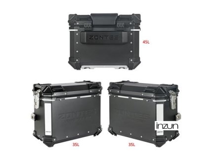 zontes sada cernych hlinikovych kufru 703 frontier