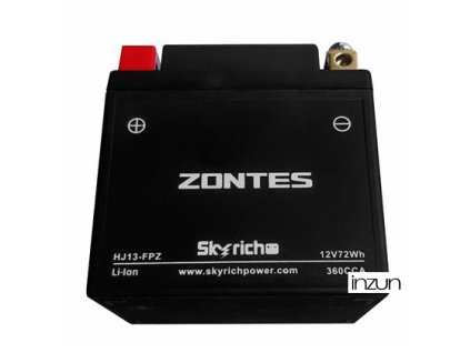 zontes lithiova baterie 368 6ah