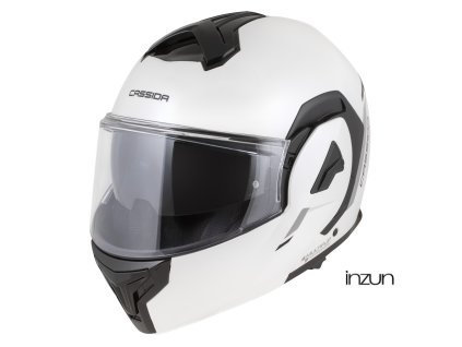 přilba MultiFlip Solid, CASSIDA (bílá perleť/černá) 2026 (Velikost XS)