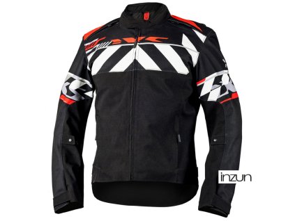 Bunda s laminovanou membránou iXS RAPID-STX 2.1 X2-311416 černo-červeno-šedý 2XL (Velikost 2XL)