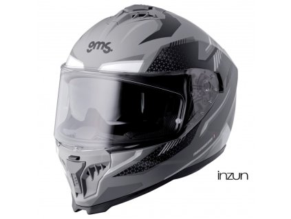 Integrální helma GMS GELERO ZG12701 matná šedo-šedá 2XL (Velikost 2XL)