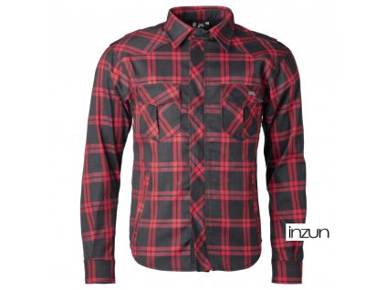 Košile GMS JAGUAR NEO ZG82001 černo-červená 10XL (Velikost 10XL)