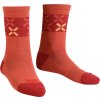 Ponožky iXS SOCKS 2.0 473-510-4014 dark red L (velikost L)