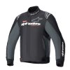 bunda MONZA SPORT, ALPINESTARS (černá/tmavě šedá/červená/bílá) 2026 (Velikost M)