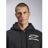 mikina FORMULATION HOODIE, ALPINESTARS (černá) (Velikost S)