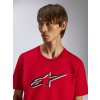 triko AGELESS SHADOW CSF, ALPINESTARS (červená) (Velikost S)