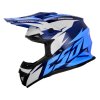 přilba Cross Cup Two, CASSIDA (modrá/tmavě modrá/bílá) (Velikost M (57 až 58 cm))