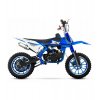 Motocykl Minicross XTR 702 49cc 2t E-start (Barva Černo-zelená)