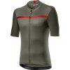 Castelli - pánský dres Unlimited, forest gray/red|outlet