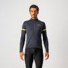 Castelli – pánský dres Fondo 2, dark gray/yellow fluo|outlet