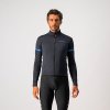 Castelli – pánský dres Fondo 2, light black/blue reflex