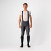 Castelli – pánské kalhoty Velocissimo 5 s vložkou, dark gray/silver reflex