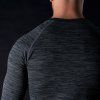 termotriko s dlouhým rukávem ADVANCED BASE LAYER, OXFORD ADVANCED (šedé/černé) (Velikost L)