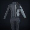 termotriko s dlouhým rukávem ADVANCED BASE LAYER, OXFORD ADVANCED (šedé/černé) (Velikost L)