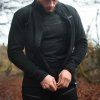 termotriko s dlouhým rukávem ADVANCED BASE LAYER, OXFORD ADVANCED (šedé/černé) (Velikost L)