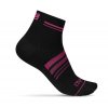 Etape – ponožky KISS, černá/růžová