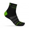 Etape – ponožky SOX, černá/zelená