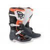 boty TECH 7 S, ALPINESTARS, dětské (černá/šedá/bílá/oranžová fluo) 2024