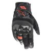 rukavice SMX Z DRYSTAR, ALPINESTARS (černá/červená fluo) 2026 (Velikost L)