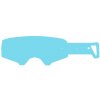 strhávací slídy plexi pro brýle LEATT řady VELOCITY 4.5/5.5/6.5, Q-TECH (50 vrstev v balení, čiré)
