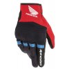 rukavice COPPER HONDA kolekce, ALPINESTARS (černá/červená/modrá) 2024
