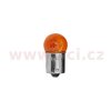 žárovka 12V 10W (patice BA15s) oranžová (sada 10 ks)