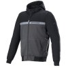 bunda CHROME STREET HOODIE, ALPINESTARS (černá/šedá) 2024