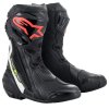 boty SUPERTECH R, ALPINESTARS (černá/bílá/červená fluo/žlutá fluo) 2024