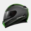 MBW MT BLADE SV RACELINE Matt Black/Green velikost XS