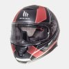MBW MT THUNDER 3SV TRACE Matt Black/Red velikost XS (Velikost: XXL)