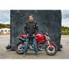 Bunda na motocykl MBW EAGLE černá pánská (Velikost: 50)