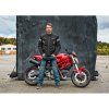 Bunda na motocykl MBW EAGLE černá pánská (Velikost: 48)
